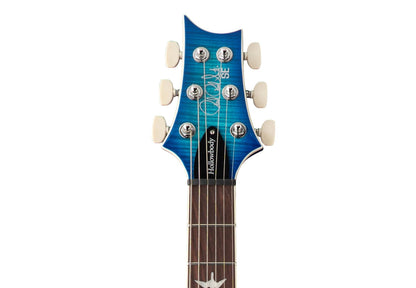 PRS SE Flatback Hollowbody I Piezo Electric Guitar in Lake Blue