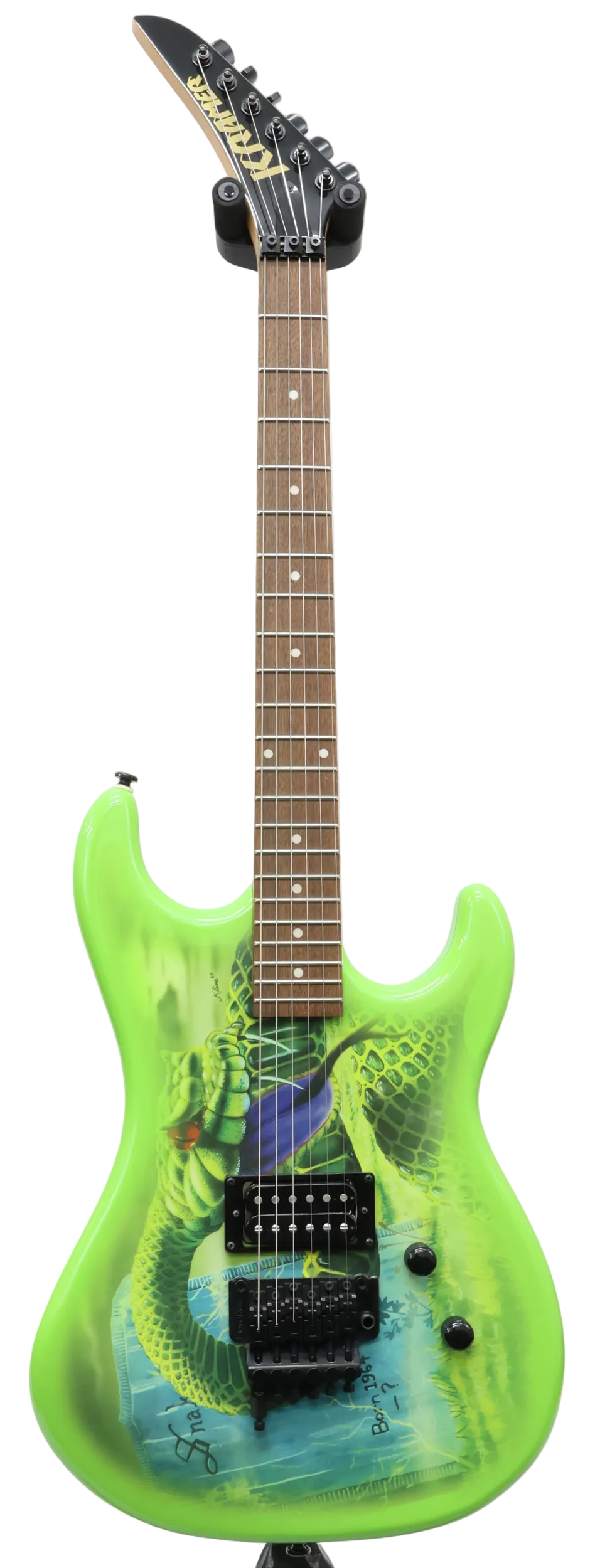 Kramer Snake Sabo Baretta (2022) Electric Guitar in Snake Green (Second Hand)