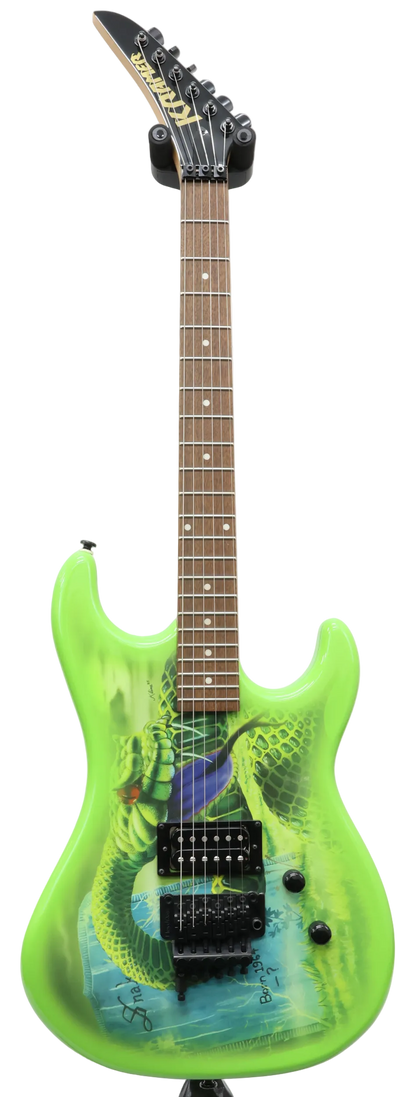 Kramer Snake Sabo Baretta (2022) Electric Guitar in Snake Green (Second Hand)