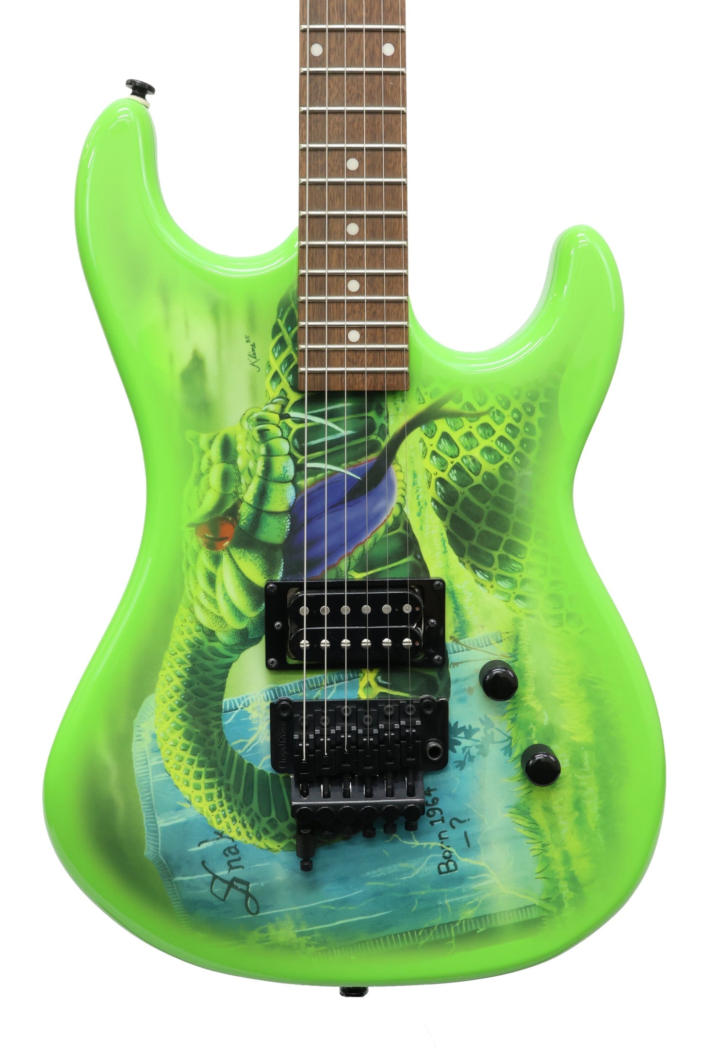 Kramer Snake Sabo Baretta (2022) Electric Guitar in Snake Green (Second Hand)