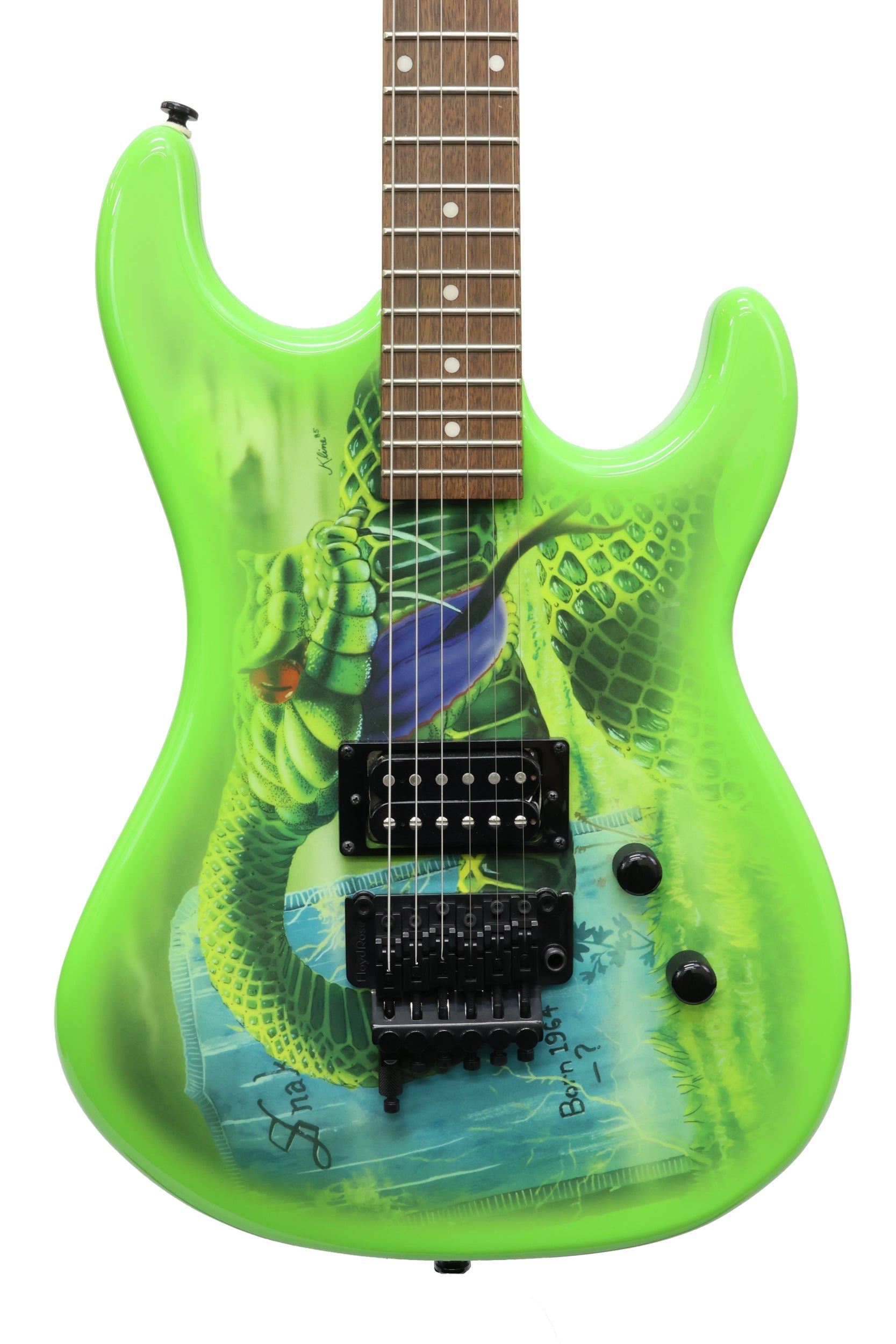 Kramer Snake Sabo Baretta (2022) Electric Guitar in Snake Green (Second Hand)