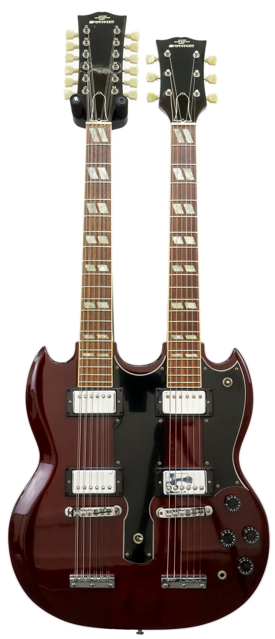 Fernandes FSG-120W Double Neck in Cherry (Second Hand)