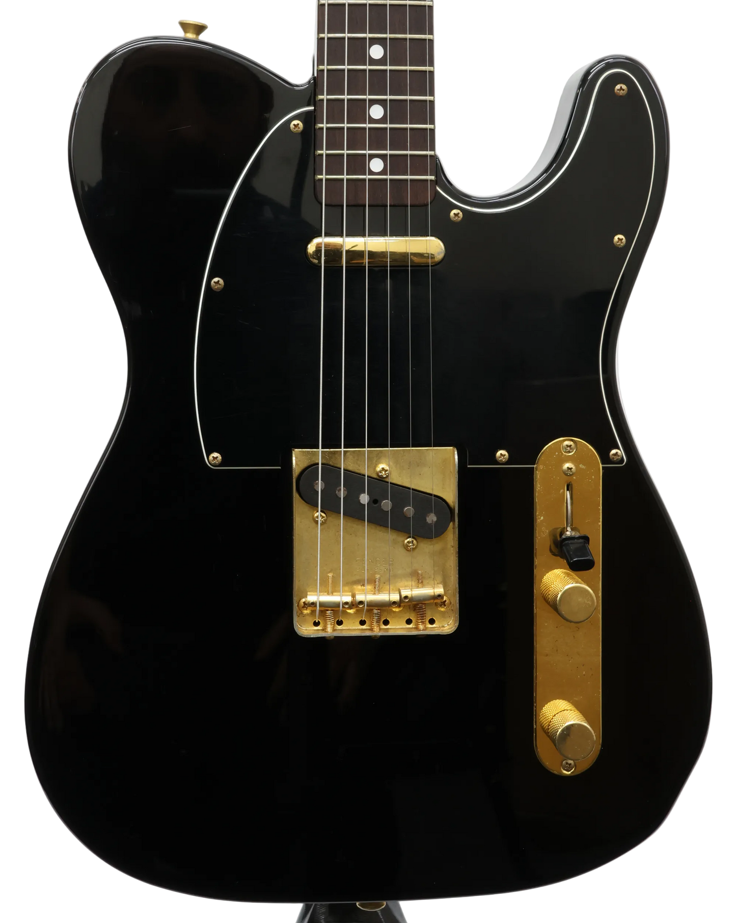 Fender Made in Japan Telecaster TLG80-70 Gold Hardware RW Fingerboard (1993-94) in Black (Second Hand)