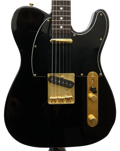 Fender Made in Japan Telecaster TLG80-70 Gold Hardware RW Fingerboard (1993-94) in Black (Second Hand)