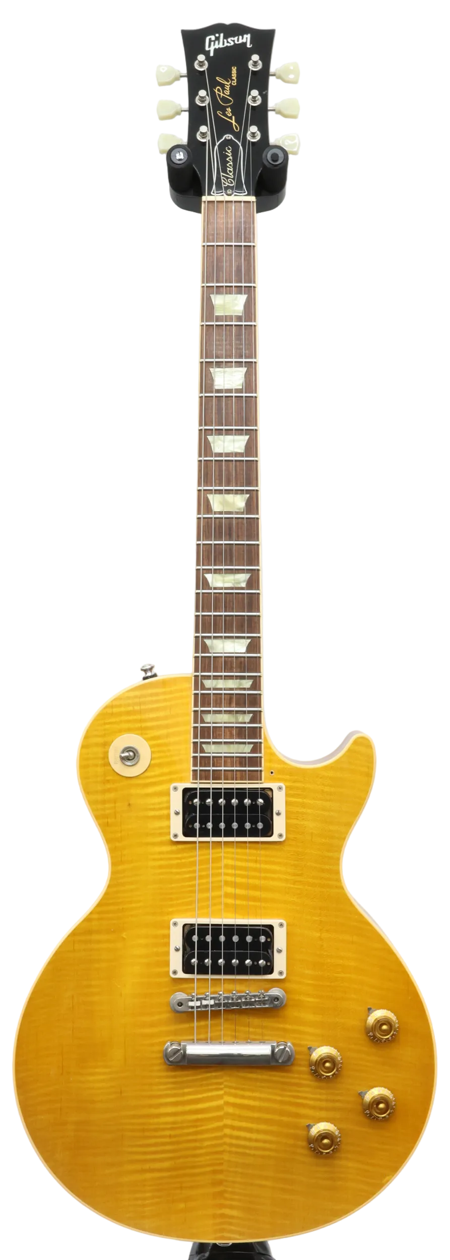 Gibson Les Paul Classic Plus (1993) in Translucent Amber (Second Hand)