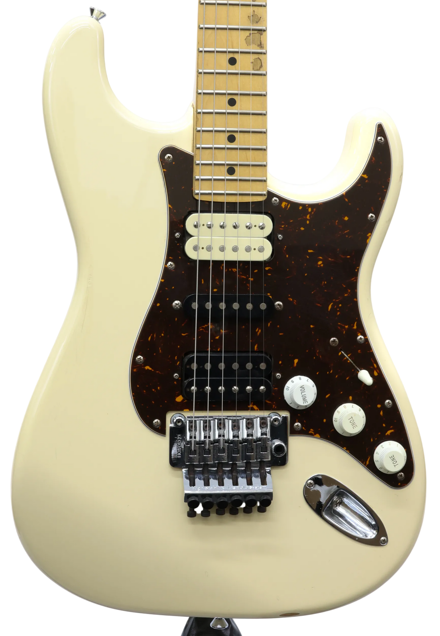 Fender Made in Japan '72 Stratocaster HSH Floyd Rose ST-72FR (2013) in Vintage White (Second Hand)