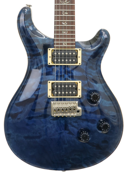 PRS Custom 24, Bird Inlays, Phase II Tuner (2009) in Whale Blue (Second Hand)