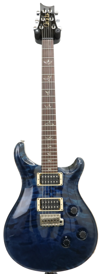 PRS Custom 24, Bird Inlays, Phase II Tuner (2009) in Whale Blue (Second Hand)