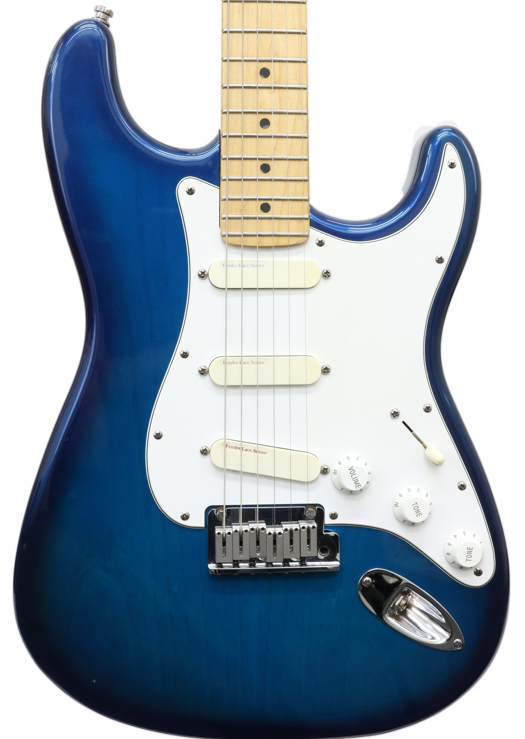 Fender Strat Plus Deluxe MN (1991) in Blue Frost (Second Hand)