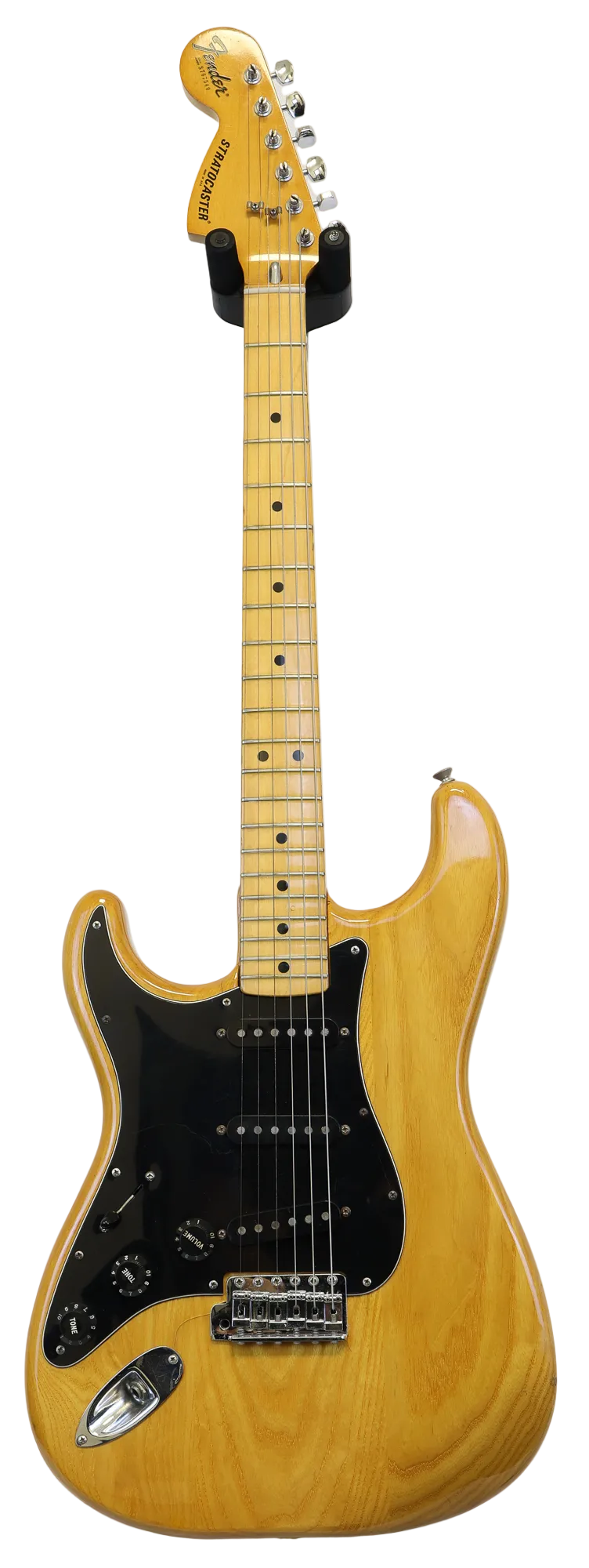Fender Stratocaster Left-Handed, MN (1977) in Natural (Second Hand)
