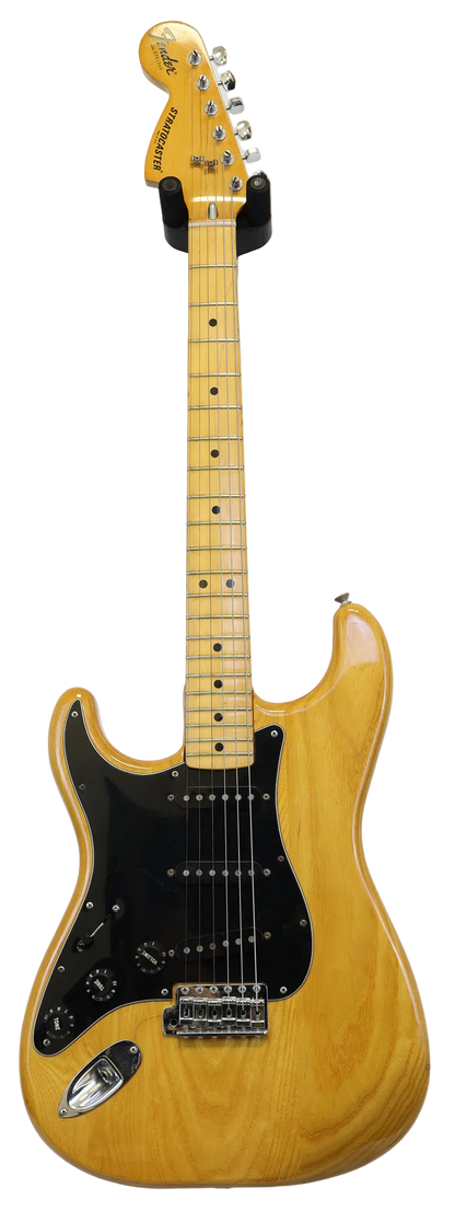 Fender Stratocaster Left-Handed, MN (1977) in Natural (Second Hand)