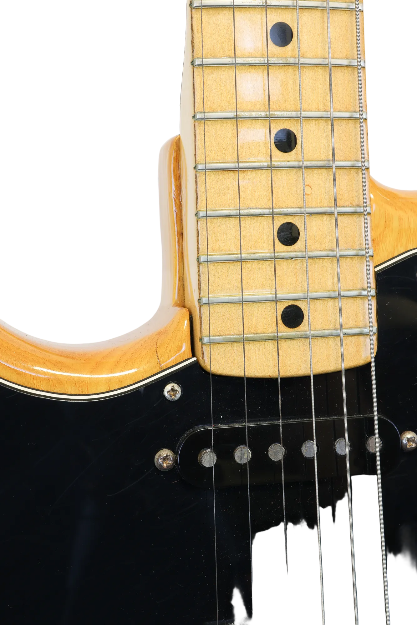 Fender Stratocaster Left-Handed, MN (1977) in Natural (Second Hand)