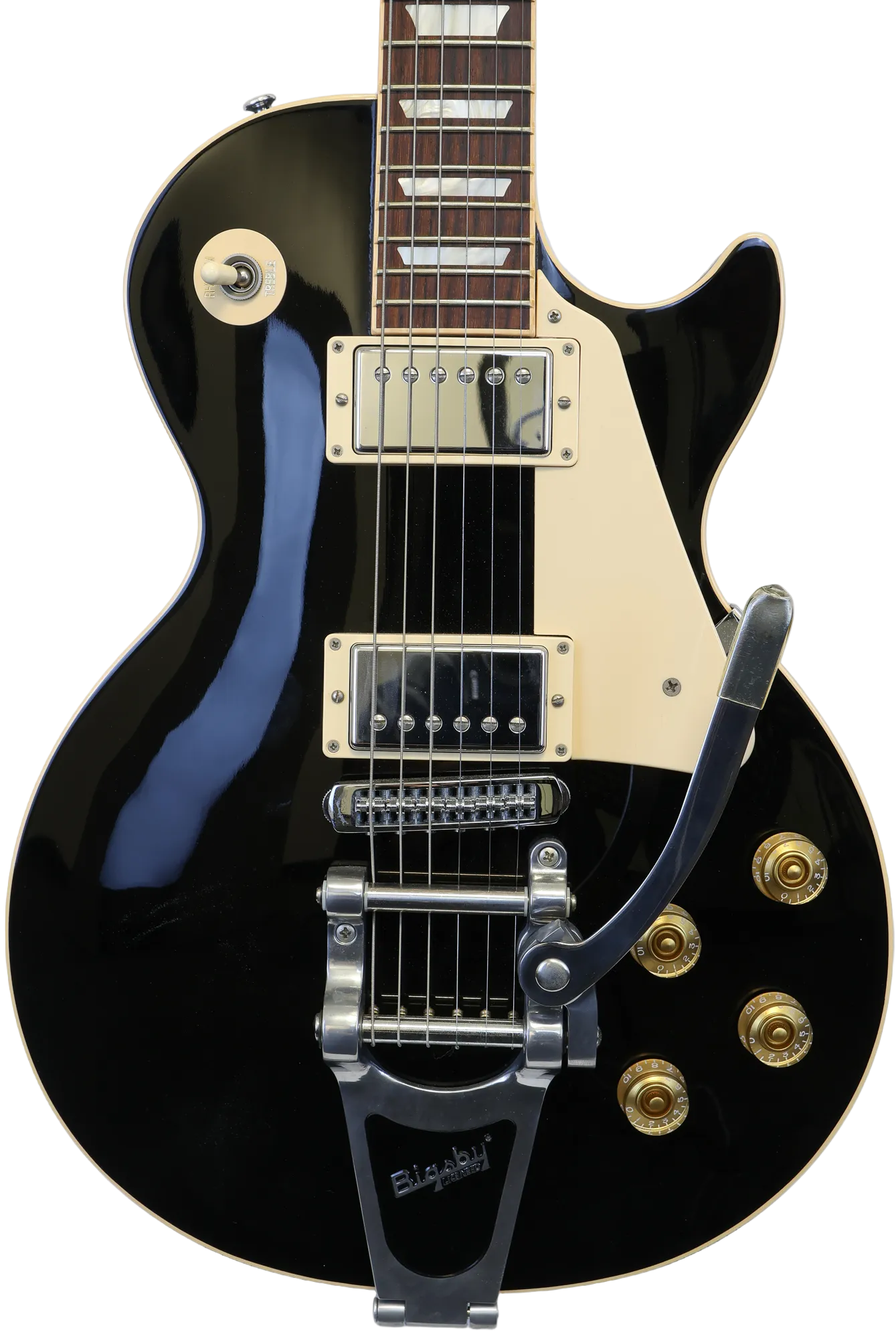 Gibson Les Paul Traditional Bigsby (2011) in Ebony (Second Hand)