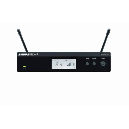 Shure Wireless 1/2R Handheld System BLX2 Tx; BETA58 Mic; BLX4R Rx Auto Setup 614-638MHz