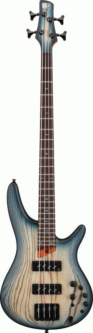 Ibanez SR600E Electric Bass in Cosmic Blue Starburst Flat