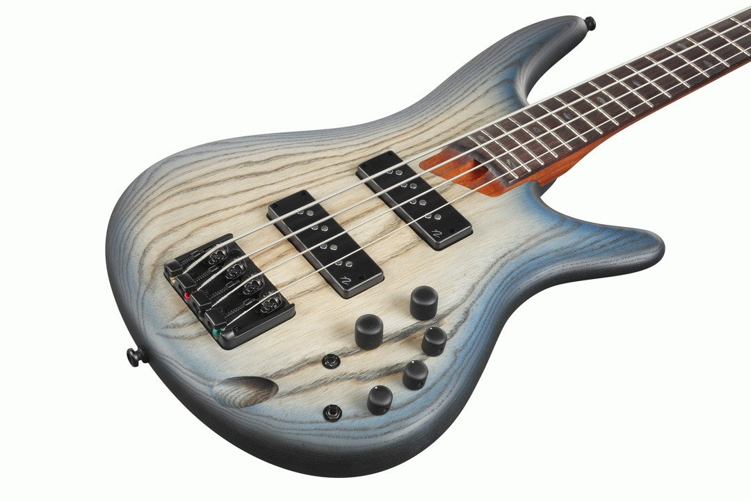 Ibanez SR600E Electric Bass in Cosmic Blue Starburst Flat