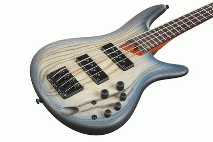 Ibanez SR600E Electric Bass in Cosmic Blue Starburst Flat