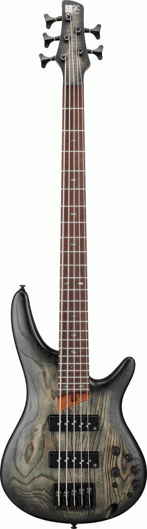 Ibanez SR605E Electric 5 String Bass in Black Stained Burst