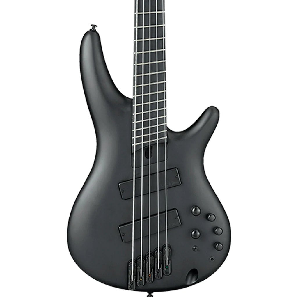 Ibanez Iron Label SRMS625EX 5 String Bass in Black Flat