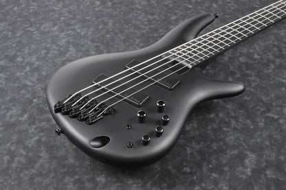 Ibanez Iron Label SRMS625EX 5 String Bass in Black Flat