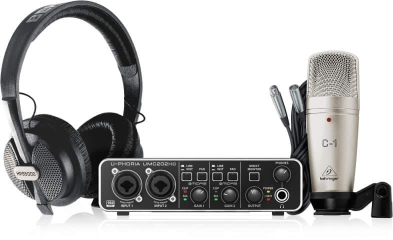 Behringer UPhoria Studio Pro Recording Bundle