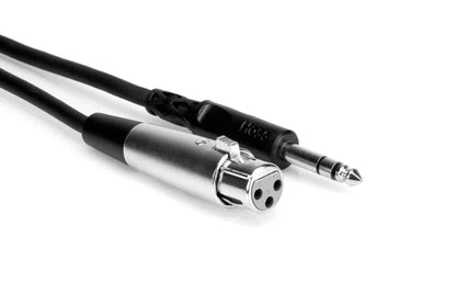 HOSA STX105F Balanced Interconnect Cable XLR3F to 1/4" TRS 5Ft