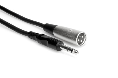 HOSA STX115M Balanced Interconnect Cable 1/4" TRS to XLR3M 15Ft
