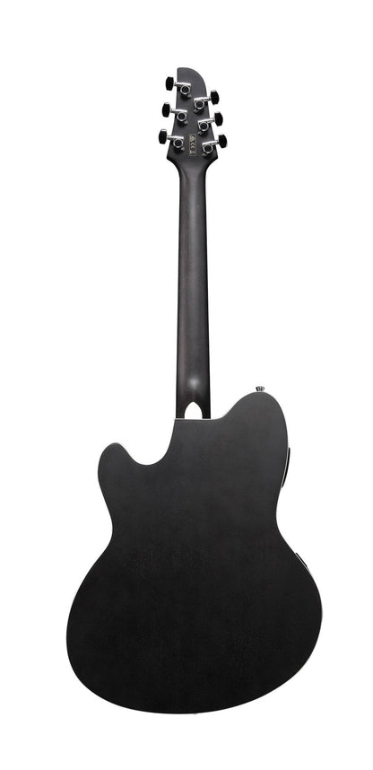 Ibanez TCM50 Talman Acoustic Electric Guitar in Galaxy Black Open Pore