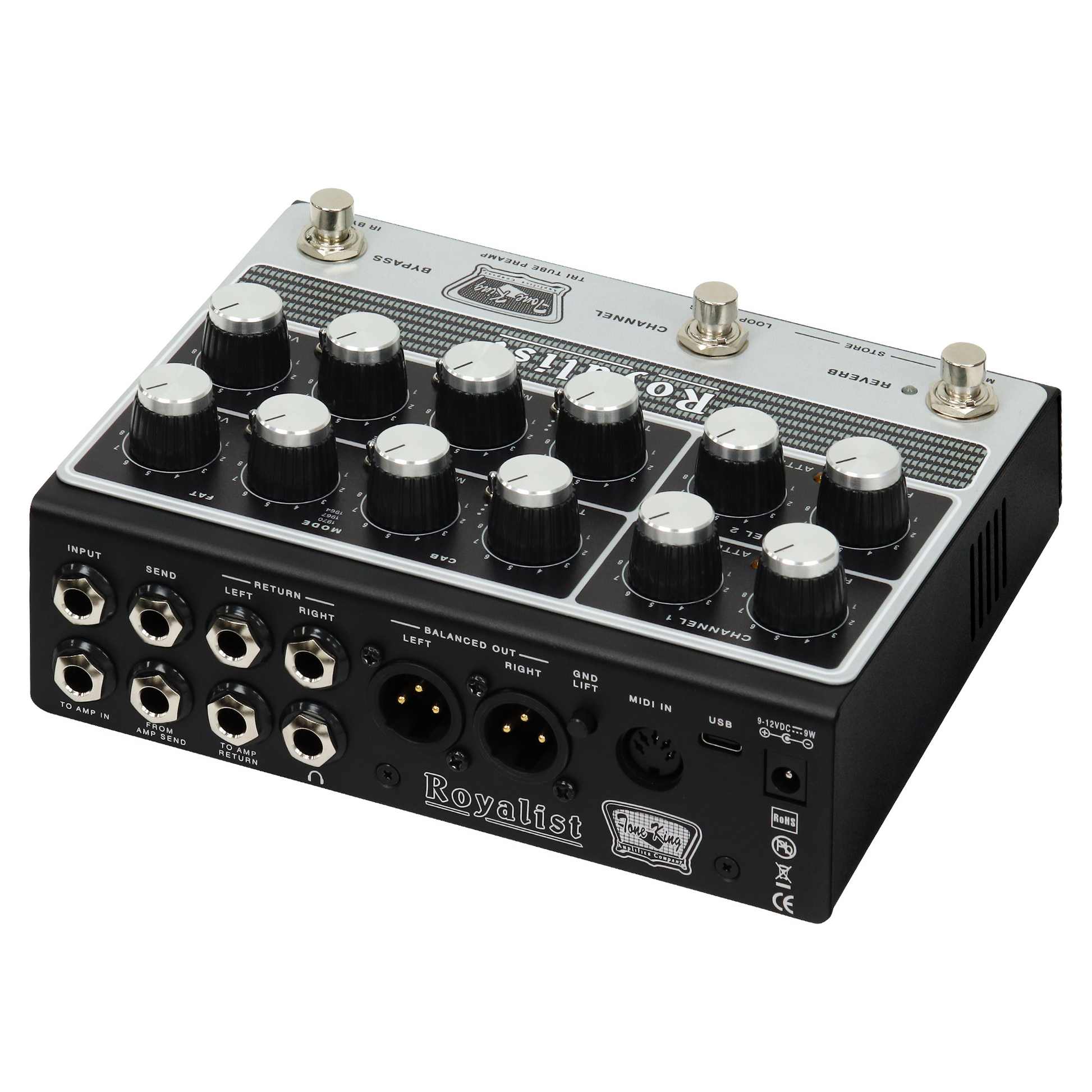 Tone King Royalist MKII Tri-Tube Preamp Pedal