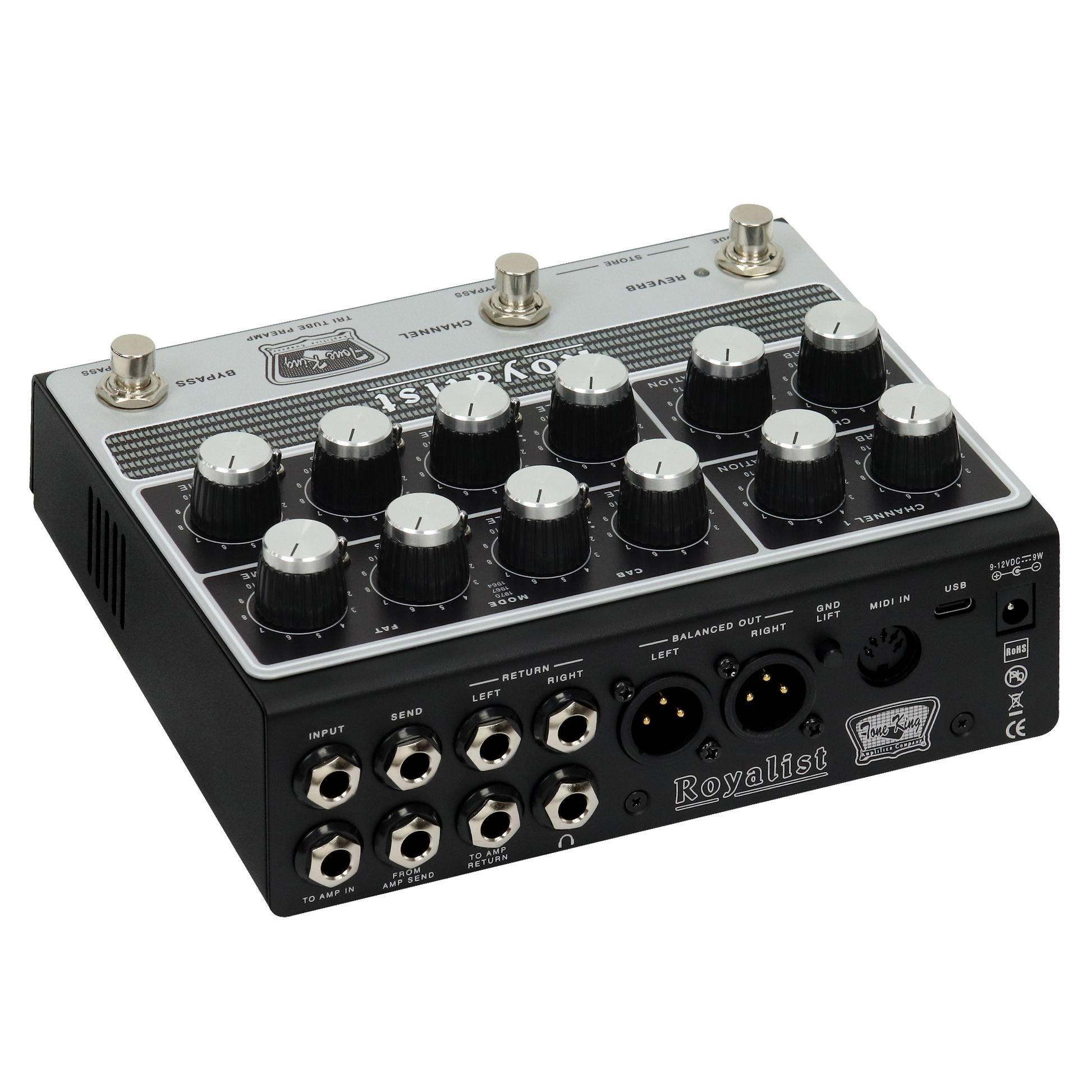 Tone King Royalist MKII Tri-Tube Preamp Pedal