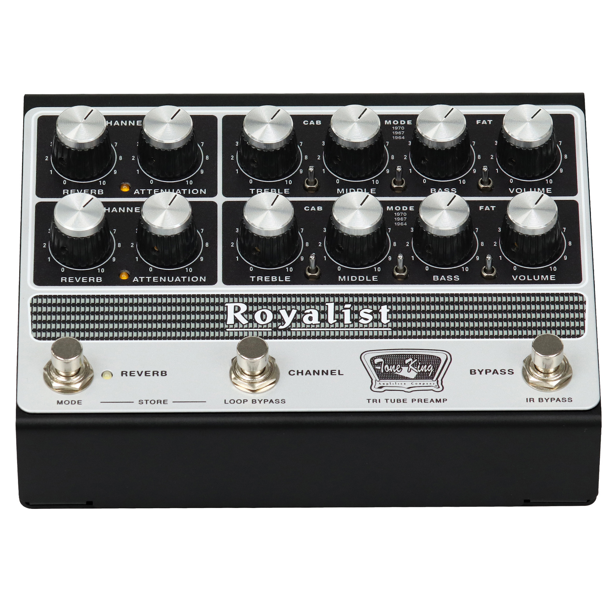 Tone King Royalist MKII Tri-Tube Preamp Pedal