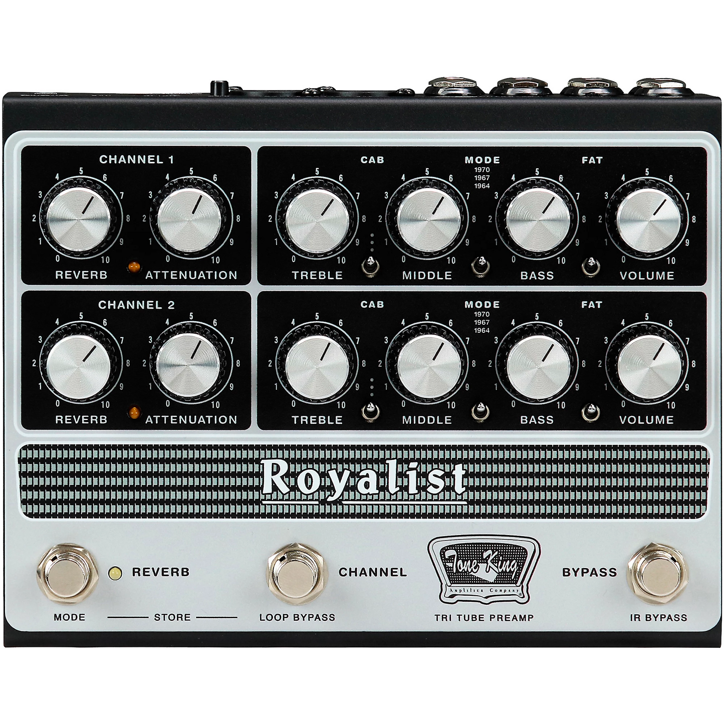 Tone King Royalist MKII Tri-Tube Preamp Pedal