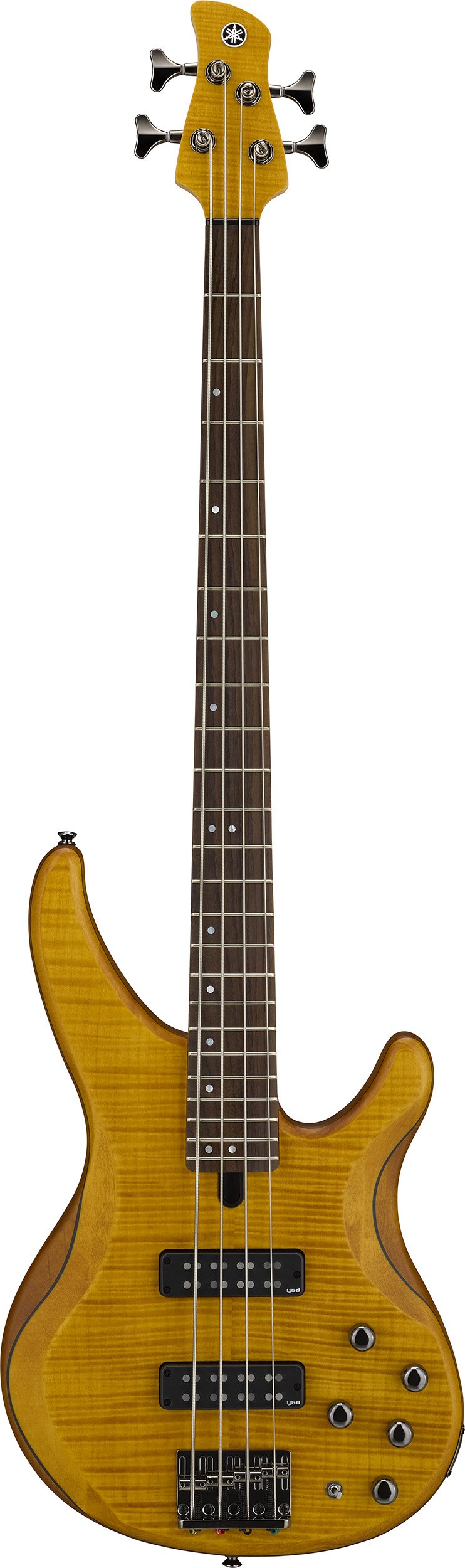 Yamaha TRBX604FM Electric Bass in Matte Amber