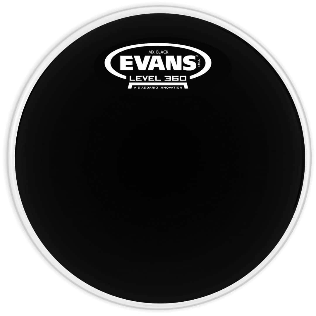 Evans MX 6" Black Marching Tenor Drum Head