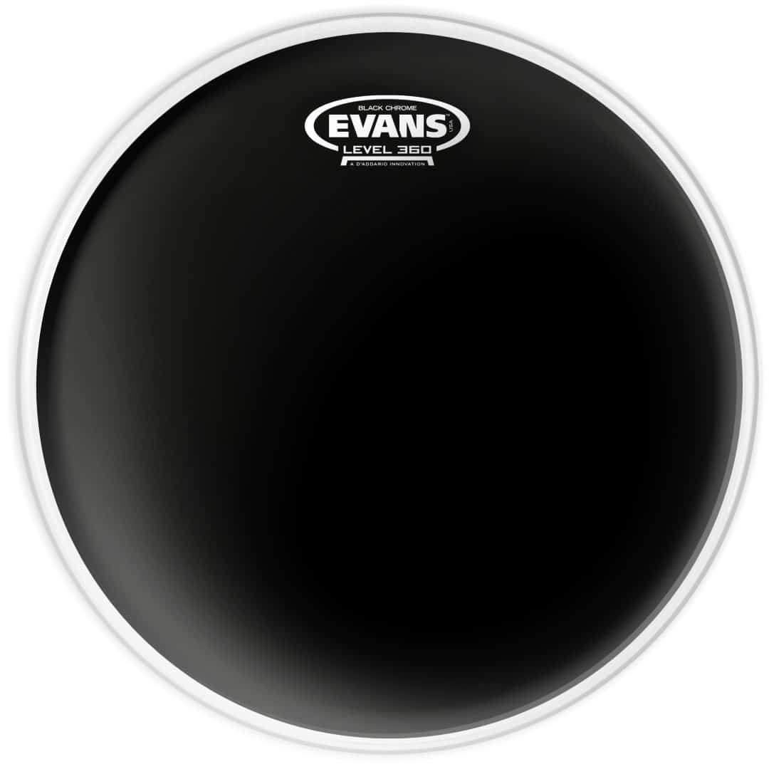 Evans Black Chrome 8" Tom Drum Head