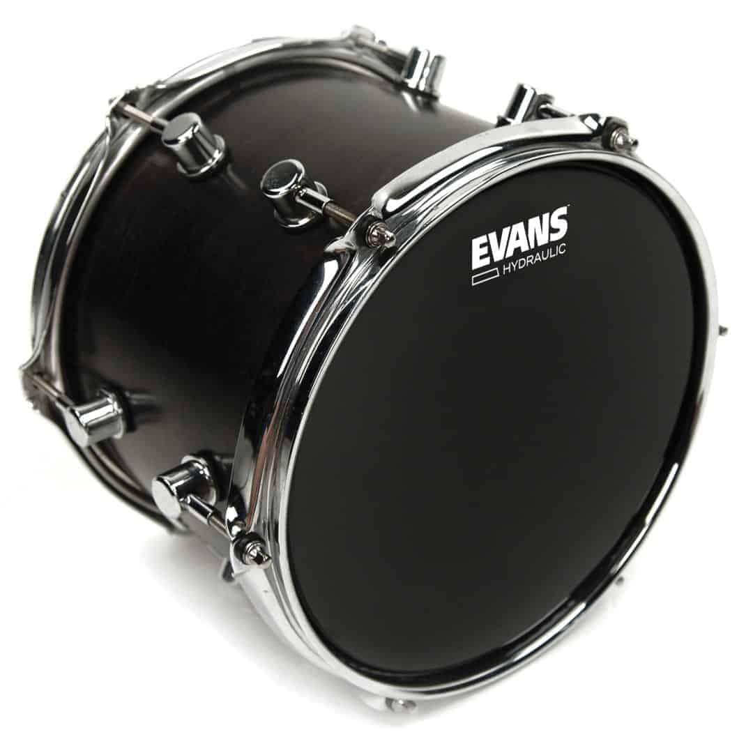 Evans Hydraulic 14" Black Tom Drum Head