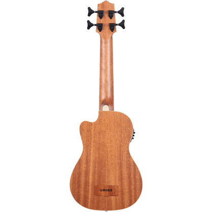 Kala Journeyman Acoustic-Electric UBass with F-Holes in Natural