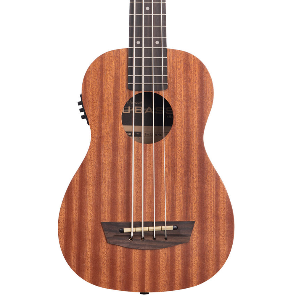 Kala Wanderer Acoustic-Electric U-Bass Acoustic-Electric Bass Guitar in Natural Satin