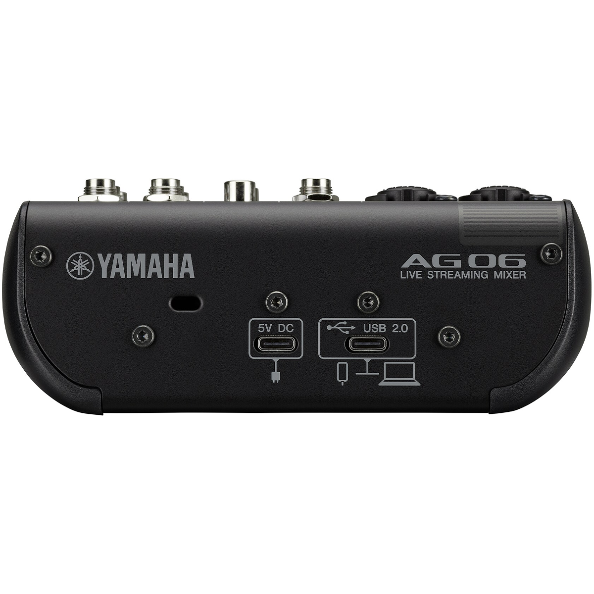 Yamaha AG06MK2B 6-Channel Live Streaming Mixer/USB Interface in Black