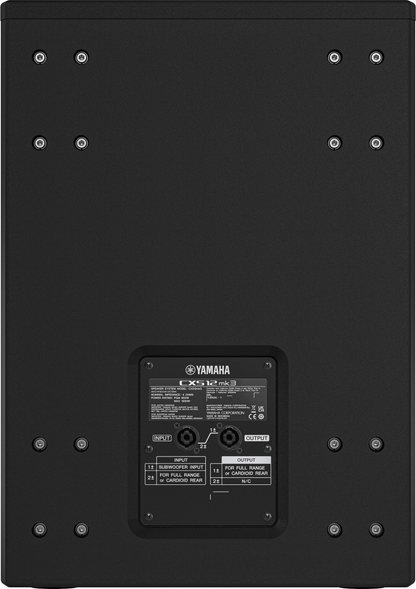 Yamaha CXS12MK3 Passive Subwoofer in Black