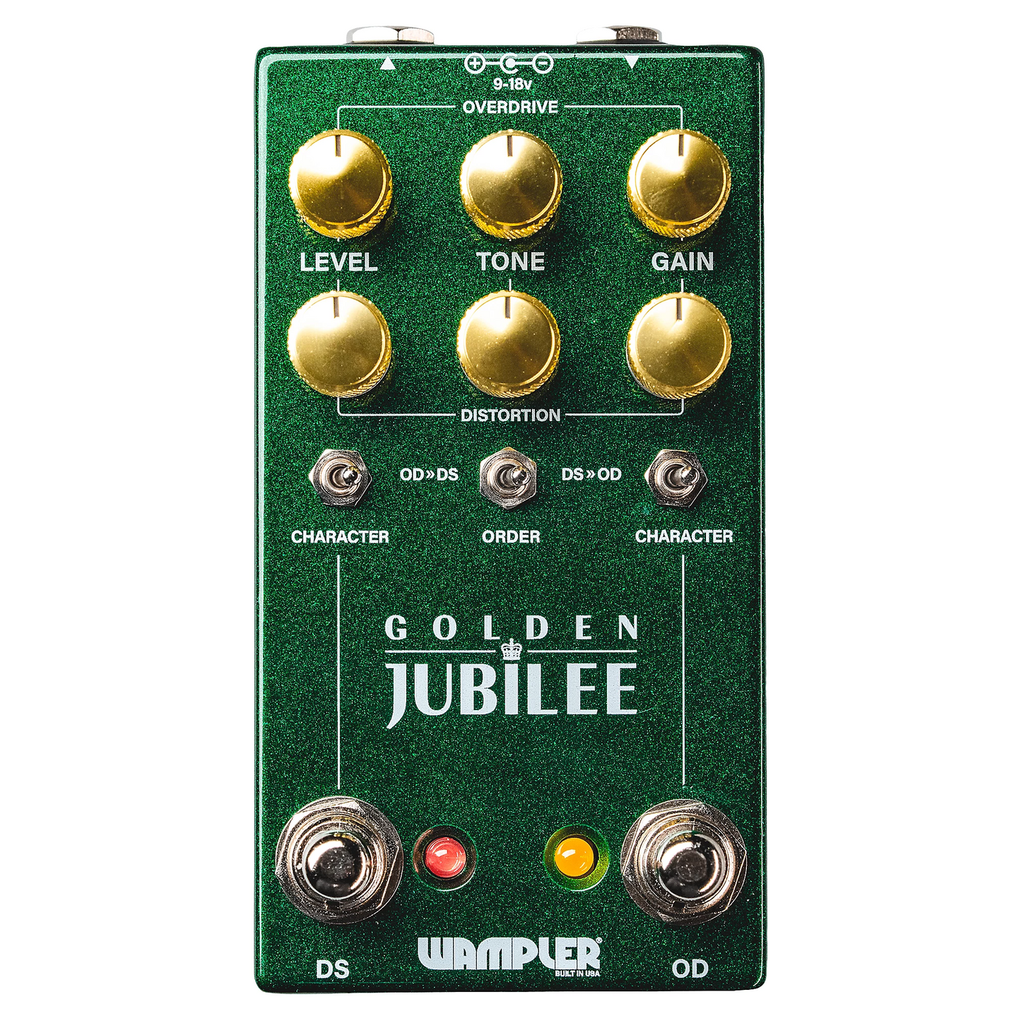 Wampler Golden Jubilee Dual Channel Overdive And Distortion Pedal
