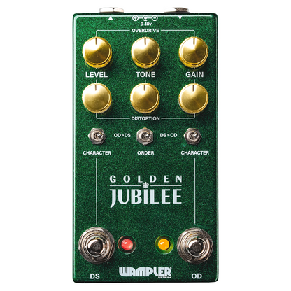 Wampler Golden Jubilee Dual Channel Overdive And Distortion Pedal