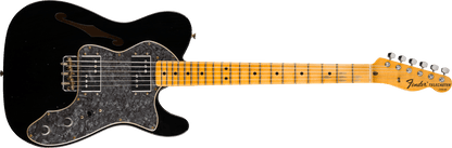 Fender Custom Shop 1970s Telecaster Thinline Journeyman in Aged Black