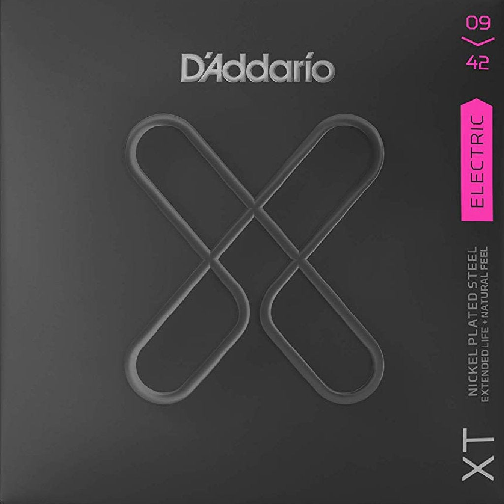 D'Addario XT Nickel Wound Super Light Coated Electric Guitar Strings 9-42 Gauge
