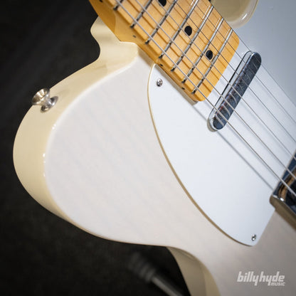 Fender Custom Shop Vintage Custom 1958 Top-Load Telecaster NOS Electric Guitar in Aged White Blonde