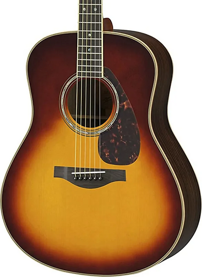 Yamaha LL16ARE Jumbo Acoustic Electric Guitar in Brown Sunburst