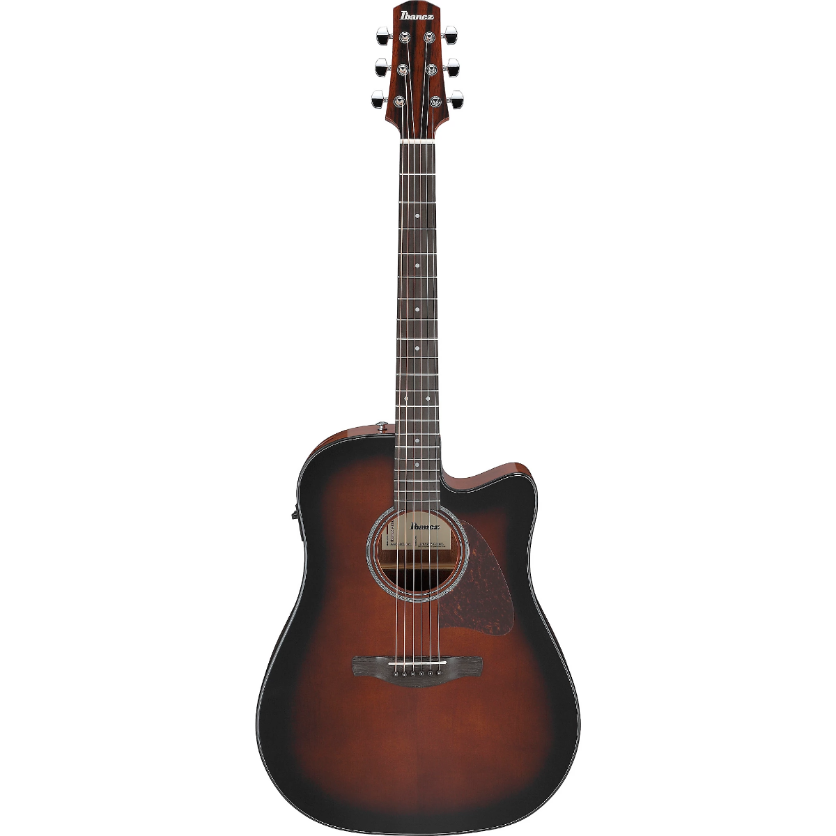 Ibanez AAD51CE Acoustic Guitar in Dark Violin Sunburst High Gloss