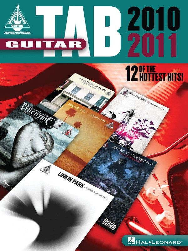 Guitar Tab 2010-2011 12 Of The Hottest Hits Recorded Versions