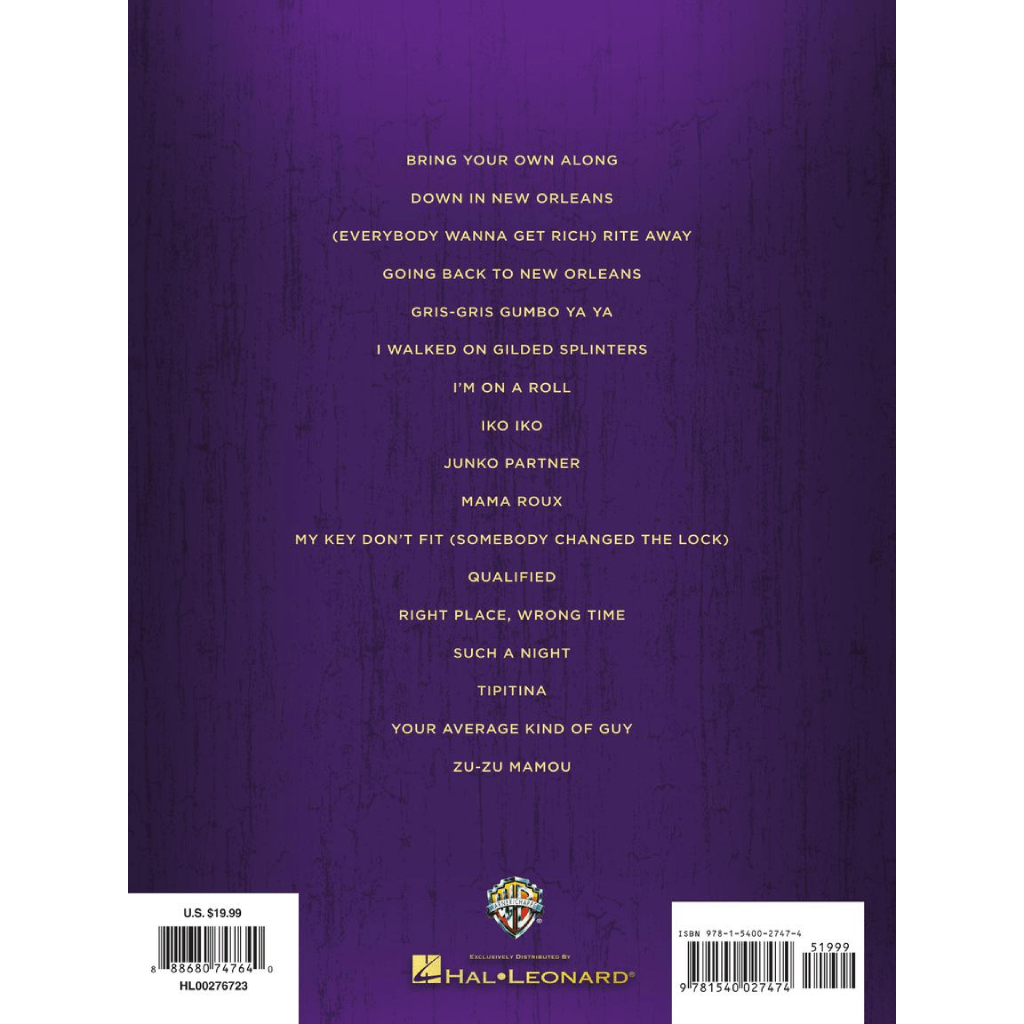 Dr. John Sheet Music Anthology PVG