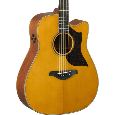 Yamaha A3M Acoustic Electric Guitar in Vintage Natural